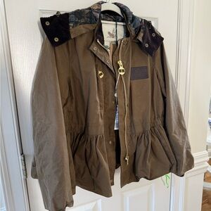 Barbour x Erdem Dhalia wax jacket